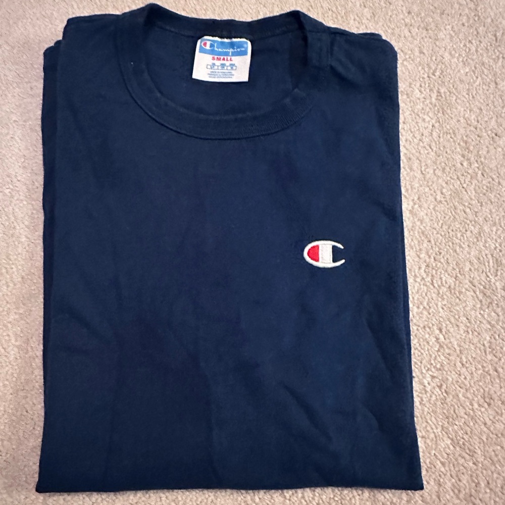 Champion Dark Blue Short Sleeve Tee